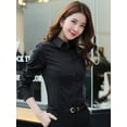 thumbnail image 5 of Fashion Women Shirt White Shirt Female Long-sleeve Professional Shirt Formal Dress Large Size Work Clothes OL Button Womens Tops, 5 of 9