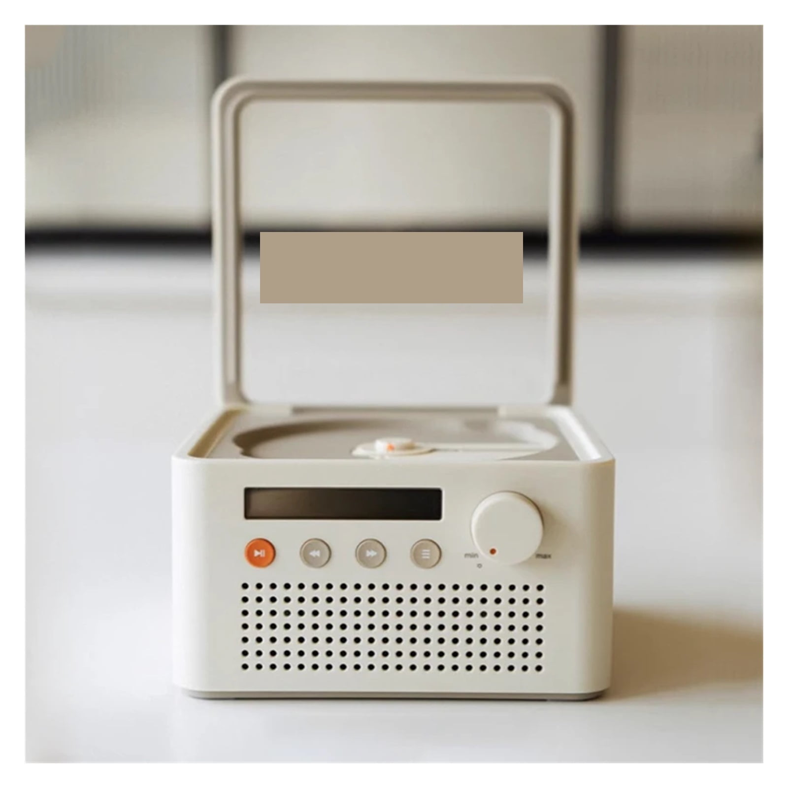 All-In-One CD Player Two-Way Bluetooth Stereo HIFI Fever Retro Audio Player Rechargeable ,Multi-Functional