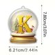 thumbnail image 3 of Adorno para Coche de Acrílico con 26 Letras de Cristal Amarillo, Colgante para Árbol de Navidad, Decoración Del Hogar, 3 of 3