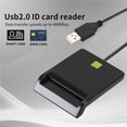 thumbnail image 4 of Methold Lector de tarjetas inteligentes USB 2,0, CAC ID, tarjeta bancaria, tarjeta Sim, conector clon, adaptador de lector de tarjetas, PC, ordenador, Teléfono y Comunicación, 4 of 5