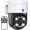 Black PoE Security Camera, variant on ?Auto +2-Way Audio? 5MP PoE Wired Camera Outdoor,PTZ 300?Pan 90 Tilt Digital Zoom,CCTV Cameras,Spotlight ,Human Detection,No Monthly Fee