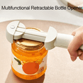 thumbnail image 3 of , Multifunctional Retractable Bottle Opener,Adjustable Multifunctional Stainless Steel Can Opener White, 3 of 7