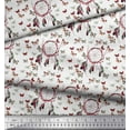 thumbnail image 2 of Soimoi Tissu en Voile de Coton Attrape-Rêves & Imprimé Papillon Tissu de Couture Yard 56 Pouces de Large, 2 of 3