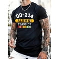thumbnail image 1 of Simple Pattern Print, Men's Graphic Design Crew Neck T-shirt, Casual Comfy Tees Tshirts For Summer, Men's Clothing Tops For Daily Vacation Resorts Tee For Adult, Men, Women, Teen, Teenager, Adolescen, 1 of 6