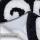 thumbnail image 3 of You Look Good - Alfombra de baño negra divertida y linda alfombra de baño antideslizante de microfibra de felpa pequeña y fresca alfombra de ducha lavable y absorbente, 3 of 4