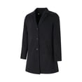 thumbnail image 2 of Genuiskids Men Fall Winter Trench Coat Warm Woolen Slim Fit Jacket Business Long Overcoat Lapel Long Sleeves Single Breasted Well-Fitting Outerwear with Pockets, 2 of 8
