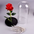 thumbnail image 6 of Rose Flower Gifts for Women, Forever Rose in Plastic Dome Romantic Gifts for Her Christmas Anniversary Valentine's Day Mother's Day Birthday - Red, 6 of 7