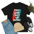thumbnail image 2 of Pray Work Trust God Repeat Shirt | Inspirational Shirt | Motivation Shirt | Religious Shirt | Faith Shirt, 2 of 5