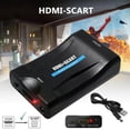 thumbnail image 2 of Convertidor HDMI a euroconector Adaptador convertidor de audio y video HD TV DVD Universal Adepaton LL-0406, 2 of 6