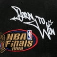 thumbnail image 3 of Men's Mitchell & Ness Black San Antonio Spurs 1998 NBA Finals Born To Win Pro Crown Adjustable Hat, 3 of 4