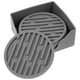 thumbnail image 4 of 1 juego de posavasos de silicona flexible y gruesa, resistentes al calor, redondos para tazas de té, 4 of 7