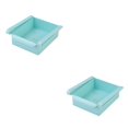 thumbnail image 4 of maskred 1/2/3 2PCS Kitchen Fridge Freezer Space Saver Organizer Storage Rack Shelf Holder Box blue 2PCS, 4 of 6