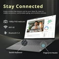 thumbnail image 3 of Lenovo Yoga 7i 2-in-1 16" 2K Touchscreen Laptop, Intel Ultra 7 155U, 16GB LPDDR5X, 1.28TB Storage(1TB SSD +288GB Docking Station Set), Backlit Keyboard, Fingerprint Reader, WiFi 6E, Win 11, Grey, 3 of 8