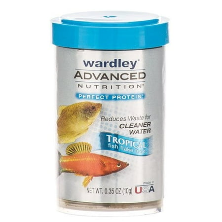 - Wardley Advanced Nutrition Perfect Protein Tropical Fish Flake Food .35 oz