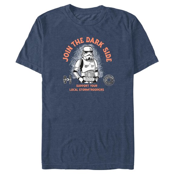 Men's Star Wars: A New Hope Join the Dark Side Support Your Local Stormtroopers Graphic T-Shirt