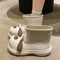 thumbnail image 4 of ibiyuan Toddler Rain Boots Girls Rain Boots Lightup Waterproof Lightweight Cute Printed Outdoor Rubber Boots Rain Shoes with Drawstring Non- Sole Shoes Flexible Durable Outdoor with Easy-On,2, 4 of 9