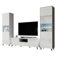 thumbnail image 1 of Paris Set TV-BK-BK Modern Wall Unit Entertainment Center - White, 1 of 4