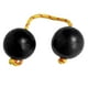 thumbnail image 3 of Bola de Percusión Zulema 1 par Musical Fingertip Ball Doble Calabaza Negro, 3 of 8