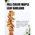 thumbnail image 5 of Serene Spaces Living Fall Colors Maple Leaf Garland, Measures 60" Long, 5 of 5