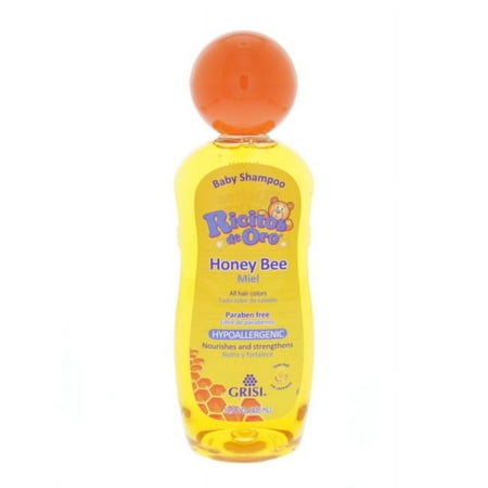 Ricitos de Oro Hypoallergenic Honey Baby Shampoo 400ml - Champu de Miel para Bebe (Pack of 3)