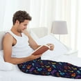 thumbnail image 6 of JUNZAN Men's Pajama Pants Games Sleepwear Pants PJ Bottoms Drawstring and Pockets, 6 of 6