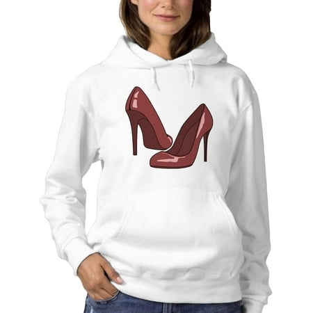 High Heels Leopard Shoes Hoodie Women -SPIdeals Designs  Female XX-Large