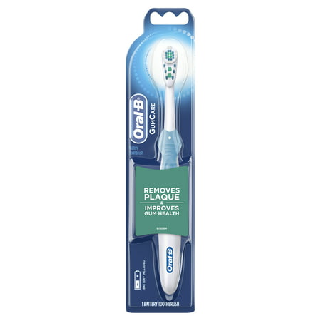 Oral-B Battery Toothbrush Gum Care, 1 Count, Colors May
