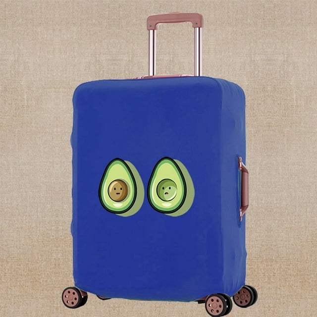 Luggage Cover Elasticity Dust-proof Trolley Protective Case Apply To 18-32 Inch Suitcase Avocado Print Travel Accessory Covers 1Avocado004 XL (29-32inch)