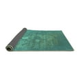 thumbnail image 2 of Ahgly Company Indoor Rectangle Oriental Turquoise Blue Industrial Area Rugs, 7' x 10', 2 of 4