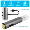 thumbnail image 3 of Abridor de vino eléctrico, abridor de botellas de vino, sacacorchos recargable con cable de carga USB, kit de abridor de vino inalámbrico alimentado por batería, 3 of 4
