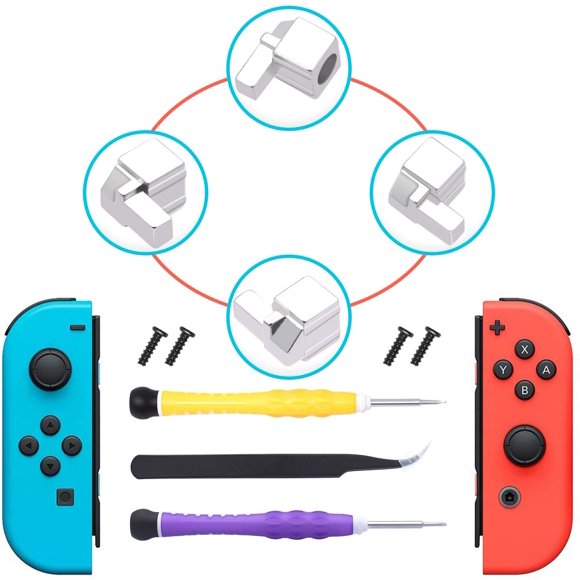 [Nouvelle Version] Loquets de Remplacement pour Nintendo Switch Joy-Con, Kit de Réparation de Boucles de Verrouillage pour Switch Joy-Cons