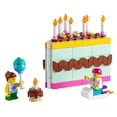 thumbnail image 1 of Torta de cumpleaños LEGO 40641 de Building Toy con 2 minifiguras, 1 of 6