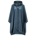 thumbnail image 4 of LoyisViDion Coat Women Rain Jacket Coat Printing Hooded for Adults with Pockets Tops Gray One size, 4 of 5