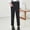 Black, variant on Boys Dress Pants, Solid Color Slim Fit Suit Pants for Kids, Formal Trousers for School, Concert and Special Occasions, Children's Slim Fit Dress Trousers Black 110