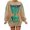 AB1290 Khaki, variant on Tisuna Halloween Sweatshirt For Women Cute Skeleton Print Crewneck Sweatshirt Ladies Long Sleeve Halloween Everyday Wear Fall Tops Clothes Size L
