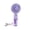 Purple, variant on Handheld Portable Fan USB Rechargeable Fan(Yellow)