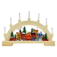 thumbnail image 1 of Holiday Atmosphere Light Ornament Village Houses Town For Living Room Decorative Ornaments Gloria estatua de la casa, 1 of 7
