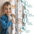 thumbnail image 3 of Blackout Kids Curtains,Boho Bohemia Rainbow Childrens Insulated Curtains Set Of 2,Bedroom Essentials,Toddler Room Decor 42"x63"(106x160cm), 3 of 4