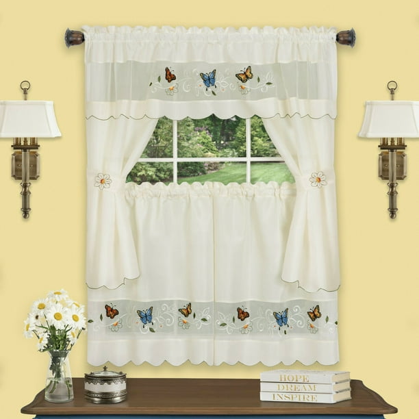 butterfly kitchen curtains