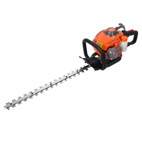 Skymirror Dual Sided Blade Hedge Trimmer, 26CC Gas Hedge Trimmer, Cordless Hedge Trimmer, Handheld Chainsaw Hedge Pruner