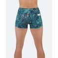 thumbnail image 6 of Tough Mode Women's 3" 5"Mid-Waisted Athletic Running Workout Volleyball Spandex Gym Dance Crossfit WOD Lifting Active Soccer Sports Training Compression Booty Shorts, 6 of 7