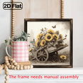thumbnail image 6 of 8X8 Inch 2D Flat Summer Home Dcor with Wooden Frame, Suitable for Hanging in the Master Bedroom, Kitchen, Living Room Ideal for Mother's Day, Teacher's Day, and Summer Gifts Features Sunflower Orn, 6 of 9