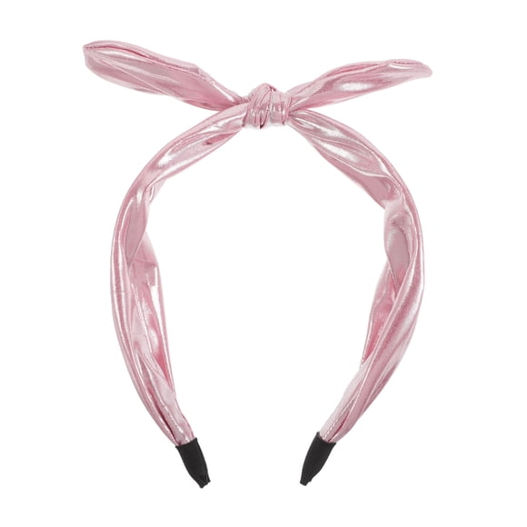 WHAMVOX Wide Metallic Headband Daily Wear Hair Accessory Plastic Assorted Color Fashion Style 1Pack
