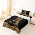 thumbnail image 5 of Erosebridal Fashion Women Letter A Theme Twin Sheet Sets,Kids Leopard Print Bows Bedding For Cheetah Lovers 3 Pieces, 5 of 6