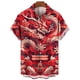 thumbnail image 2 of Camisa hawaiana con estampado 3D de dragón oriental chino para hombre, camisetas casuales de manga corta de verano, camisetas holgadas de gran tamaño, 2 of 5