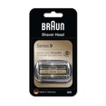 thumbnail image 1 of Series 9 92S Tête de Remplacement pour Rasoir Électrique Braun, Cassette de Remplacement pour Grille et Coupeur Compatible avec Rasoirs Électriques Braun Series 9 9290cc, 9291cc, 9370cc, 9293s, 9385cc (Argent), 1 of 5