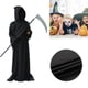 thumbnail image 5 of Disfraz Aterrador Halloween Fantasma Reaper Del Caballero Oscuro con Ojos Brillantes Guadaña La Muerte Incluida Cosplay Rojo Wdftyju, 5 of 9