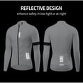 thumbnail image 5 of Nuevo Jersey de manga larga blanco de otoño, ropa de carrera para hombres, Jersey de ciclismo, ropa de ciclismo de carretera de equipo profesional, malla transpirable, 5 of 5