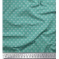 thumbnail image 1 of Soimoi Poly Georgette Fabric Swimming Ring Small Print Fabric by Yard 52 Inch Wide, 1 of 3