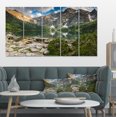 thumbnail image 1 of Sunset Over High Mountains - Landscape Canvas Art Print, 1 of 3